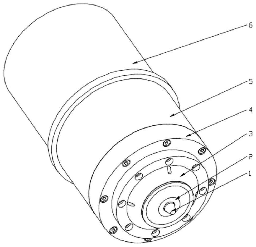 Pressure-displacement cooperative control stationary shoulder friction stir welding spindle head device