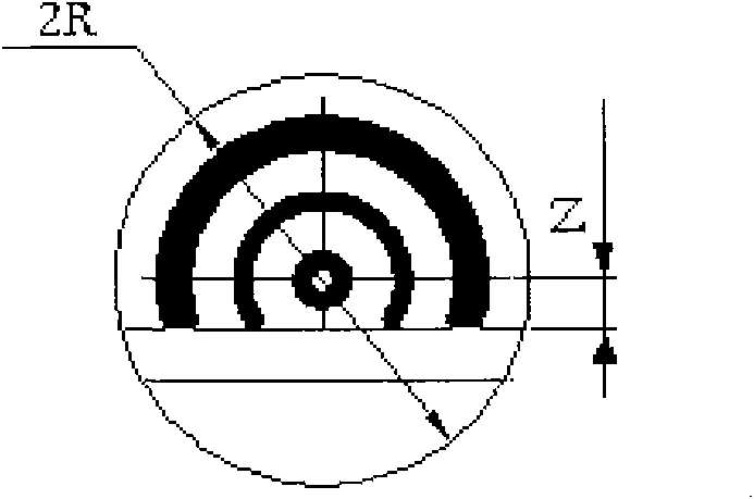 Target, base and reference meter for calibrating spatial coordinate measuring system of electronic theodolite