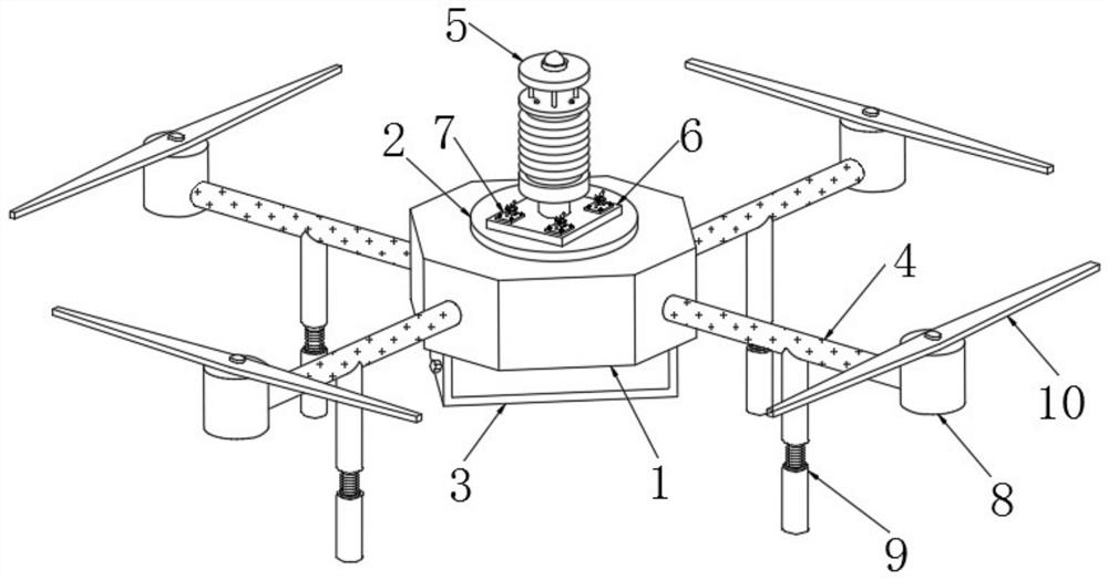 A weather detection drone