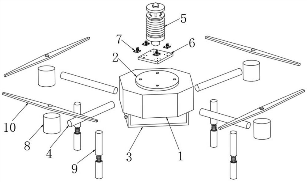 A weather detection drone