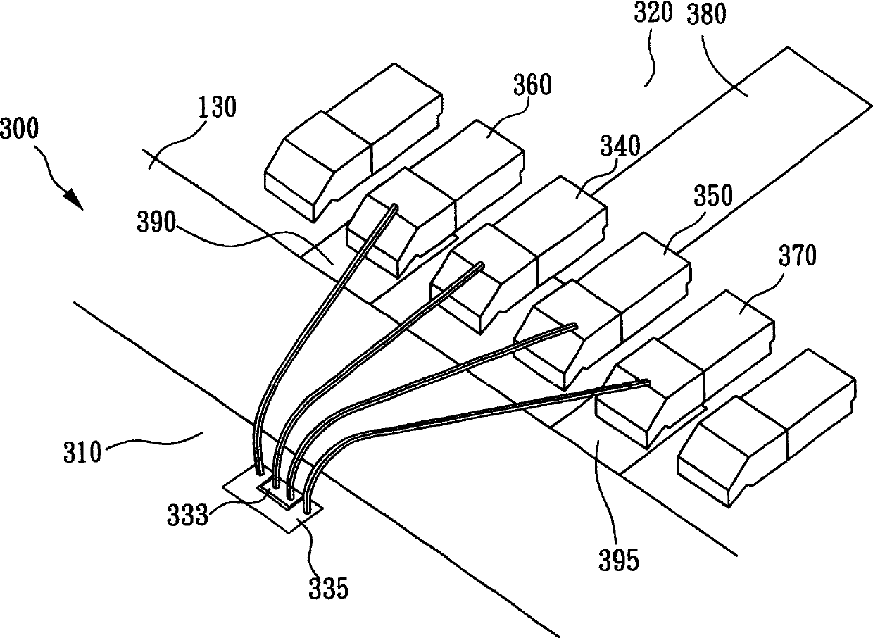 High-frequency throwing structure