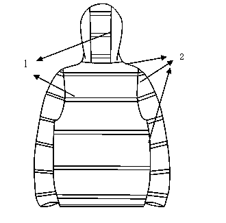 Waterproof down jacket making method and waterproof down jacket