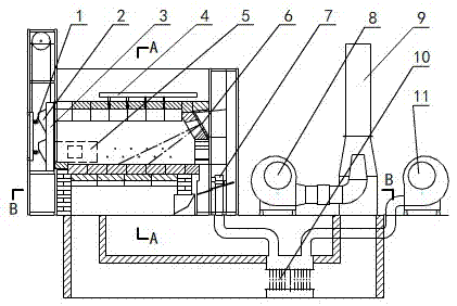 Flat-plate furnace