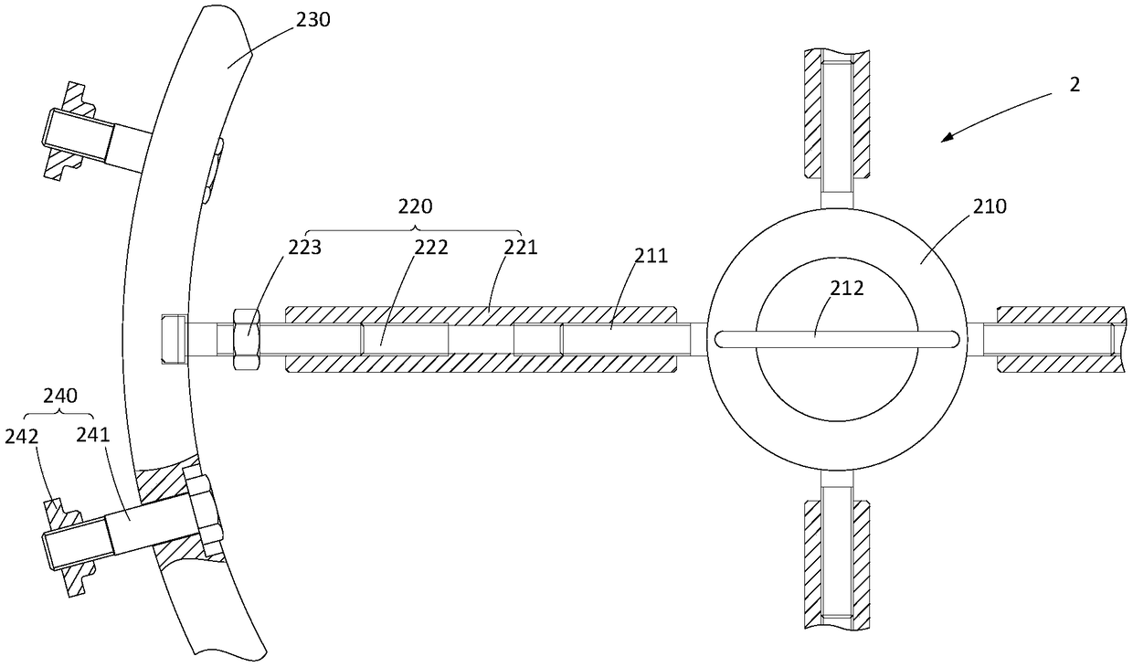 Thin-walled casing vibration reduction tooling