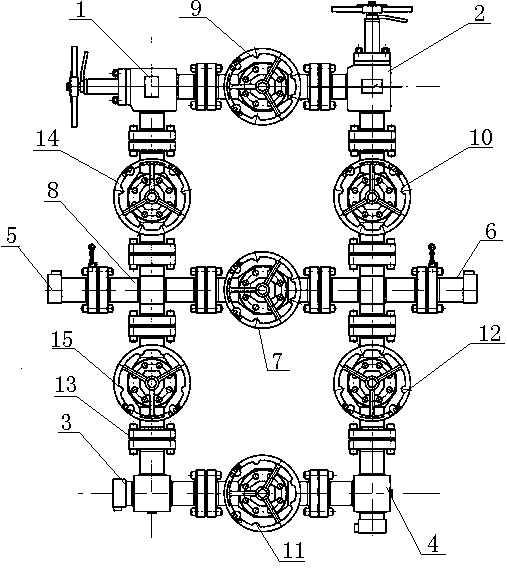 Hierarchical-depressurizing oil nozzle manifold