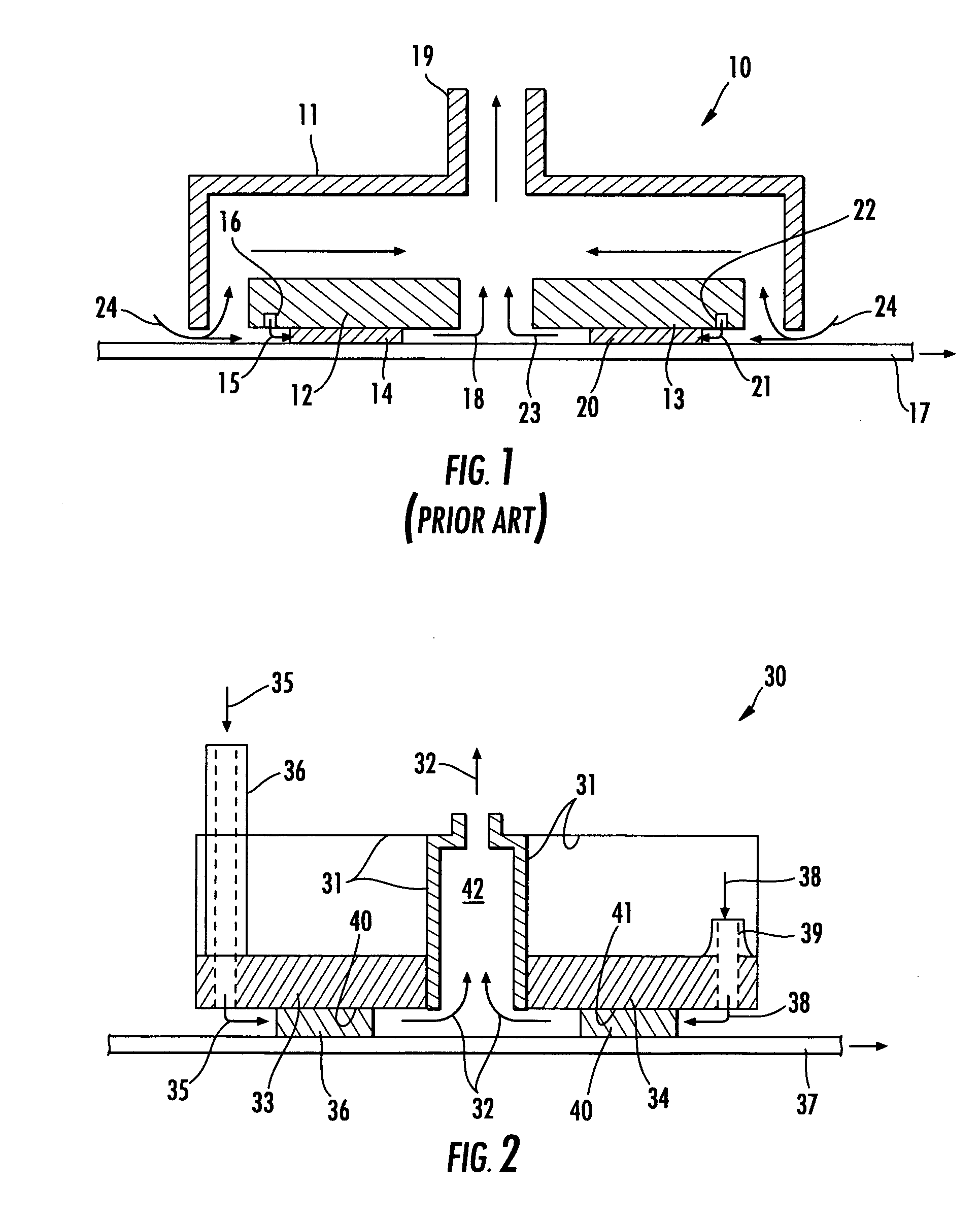 Process and apparatus for atmospheric pressure plasma enhanced chemical vapor deposition coating of a substrate