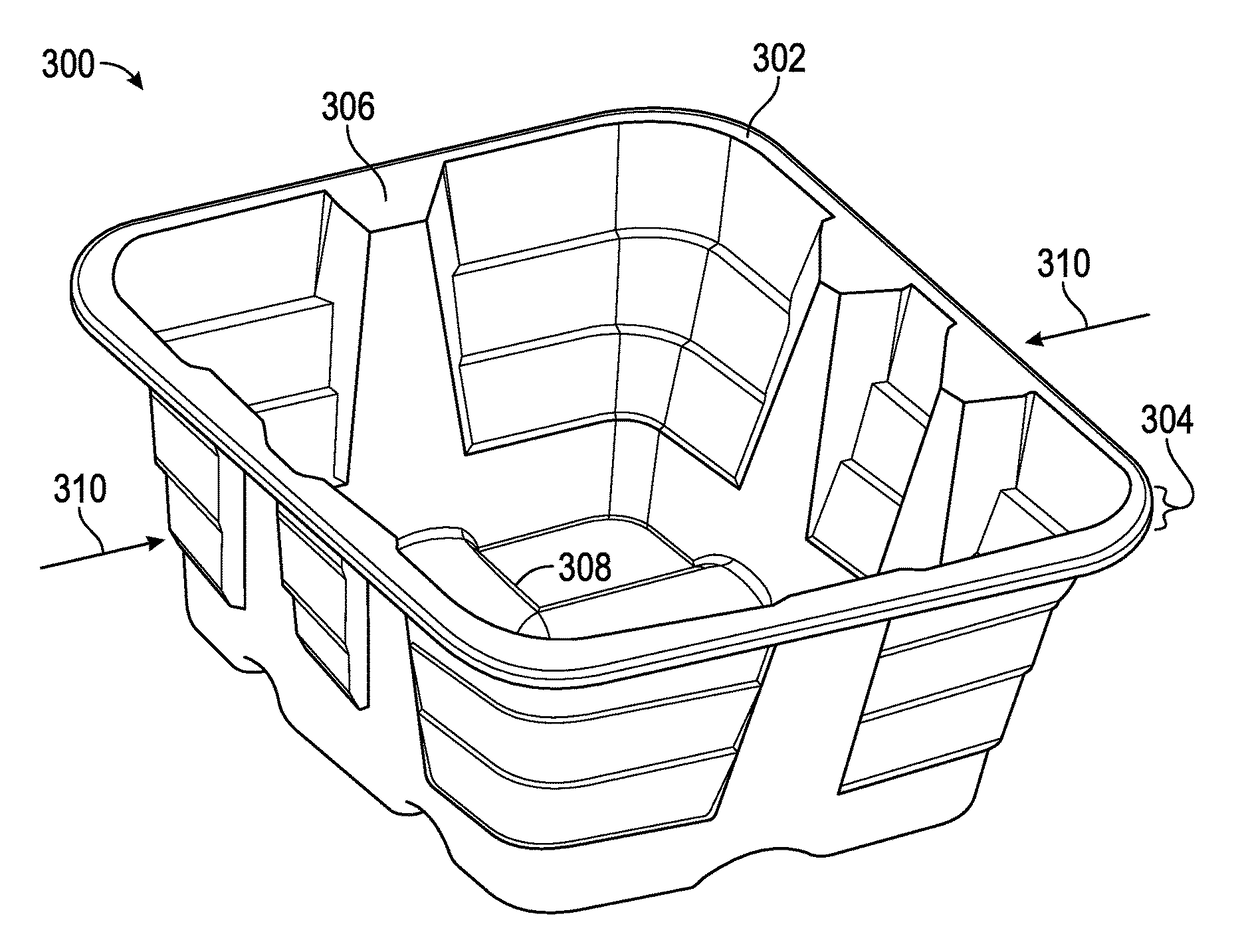 Method for manufacturing fiber-based produced containers