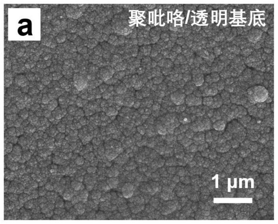 Super capacitor with electrochromic function and high energy density and preparation method thereof