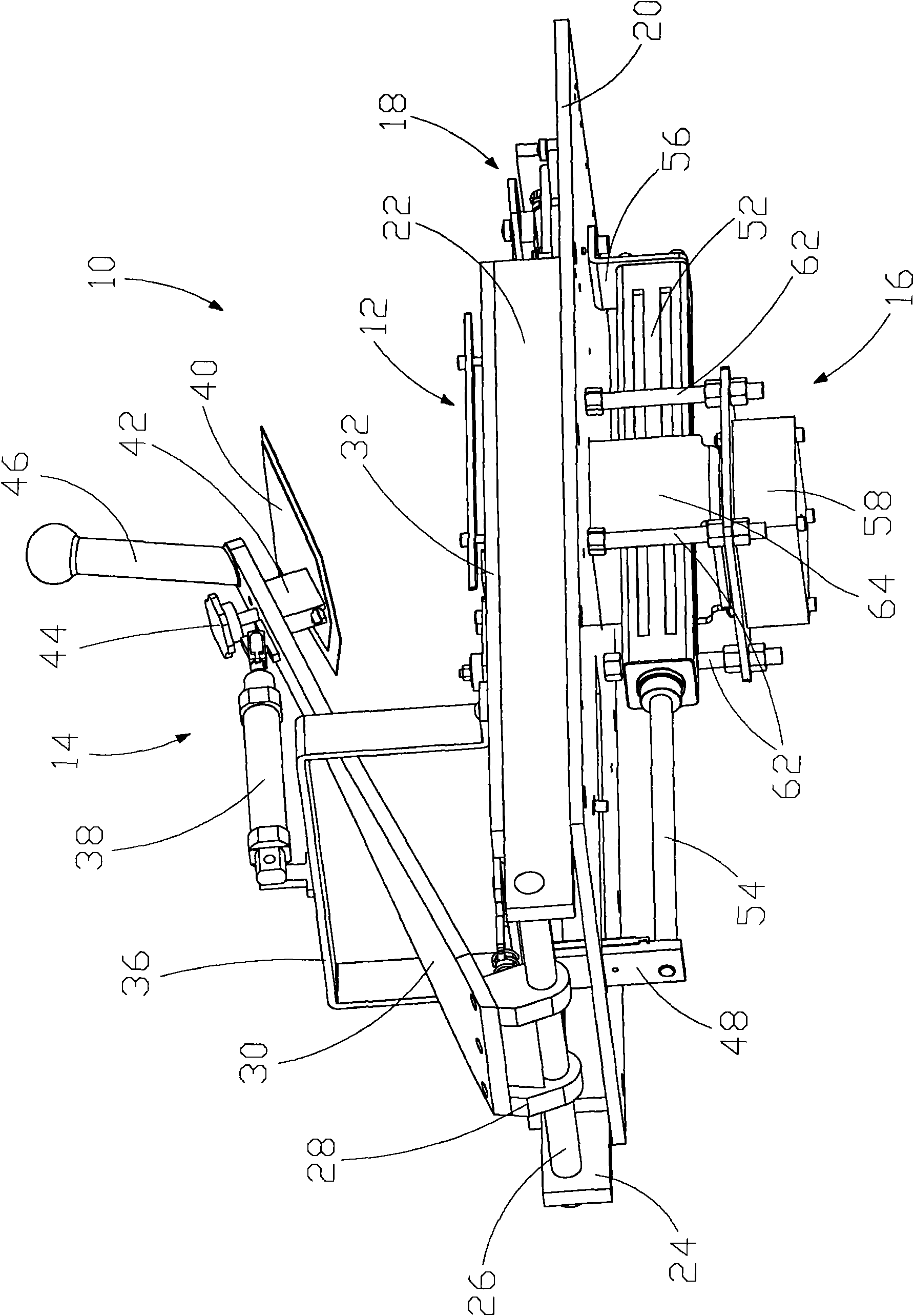 Machine for forming and ironing folds in pieces of cloth