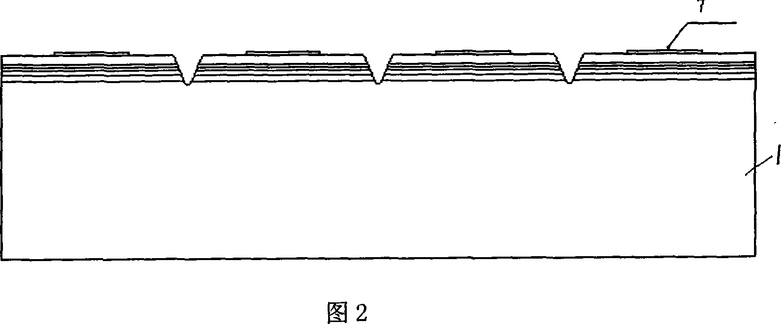 Production of high-brightness light-emitting diodes chip