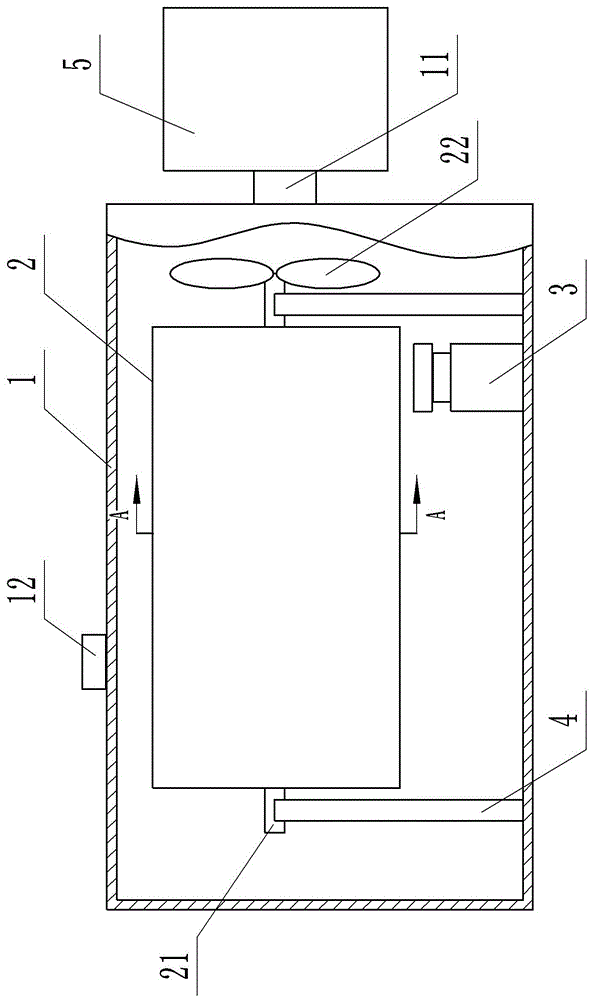 Tea leaf green-removing device