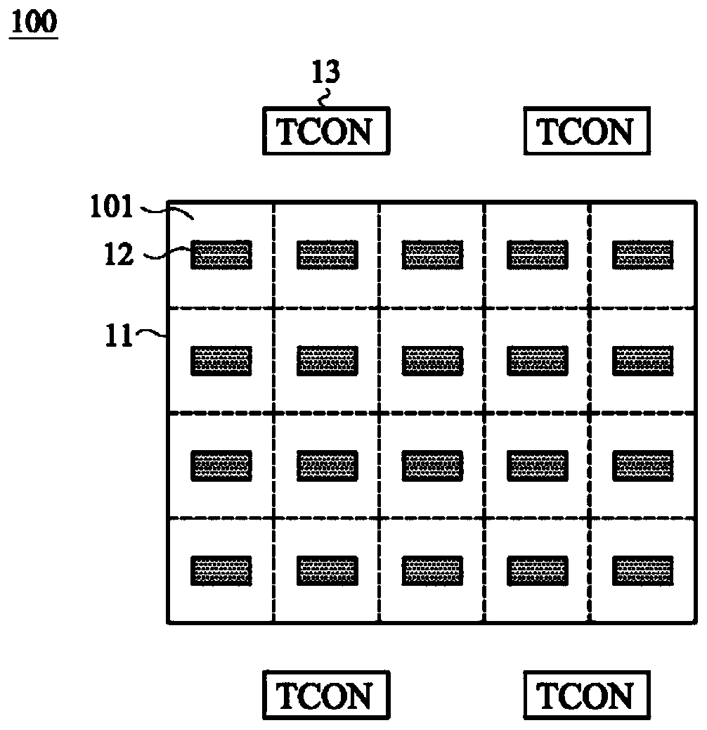 Microled display panel