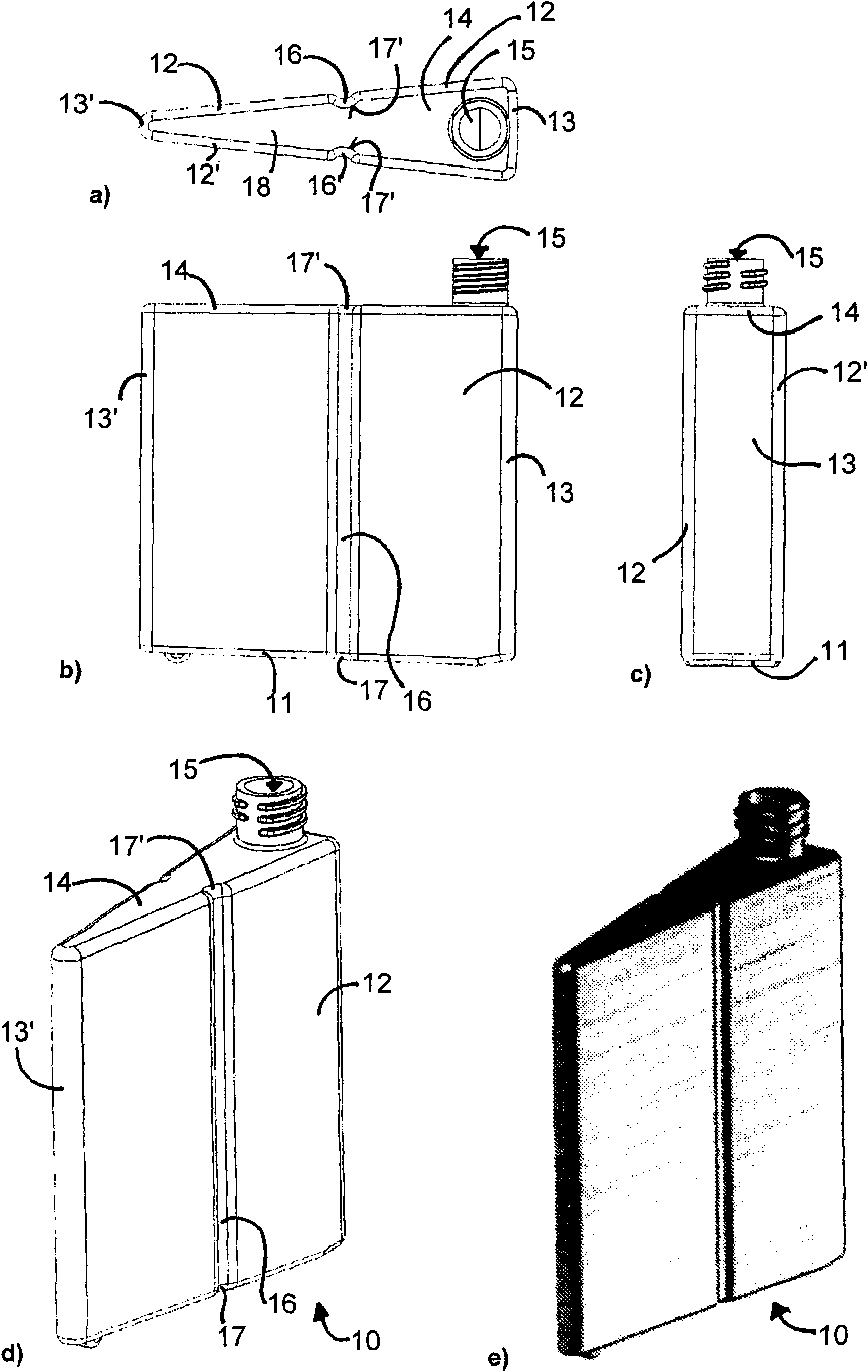 Reagent container and reagent carousel