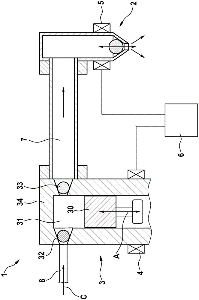 Injection system and method for operating an injection system