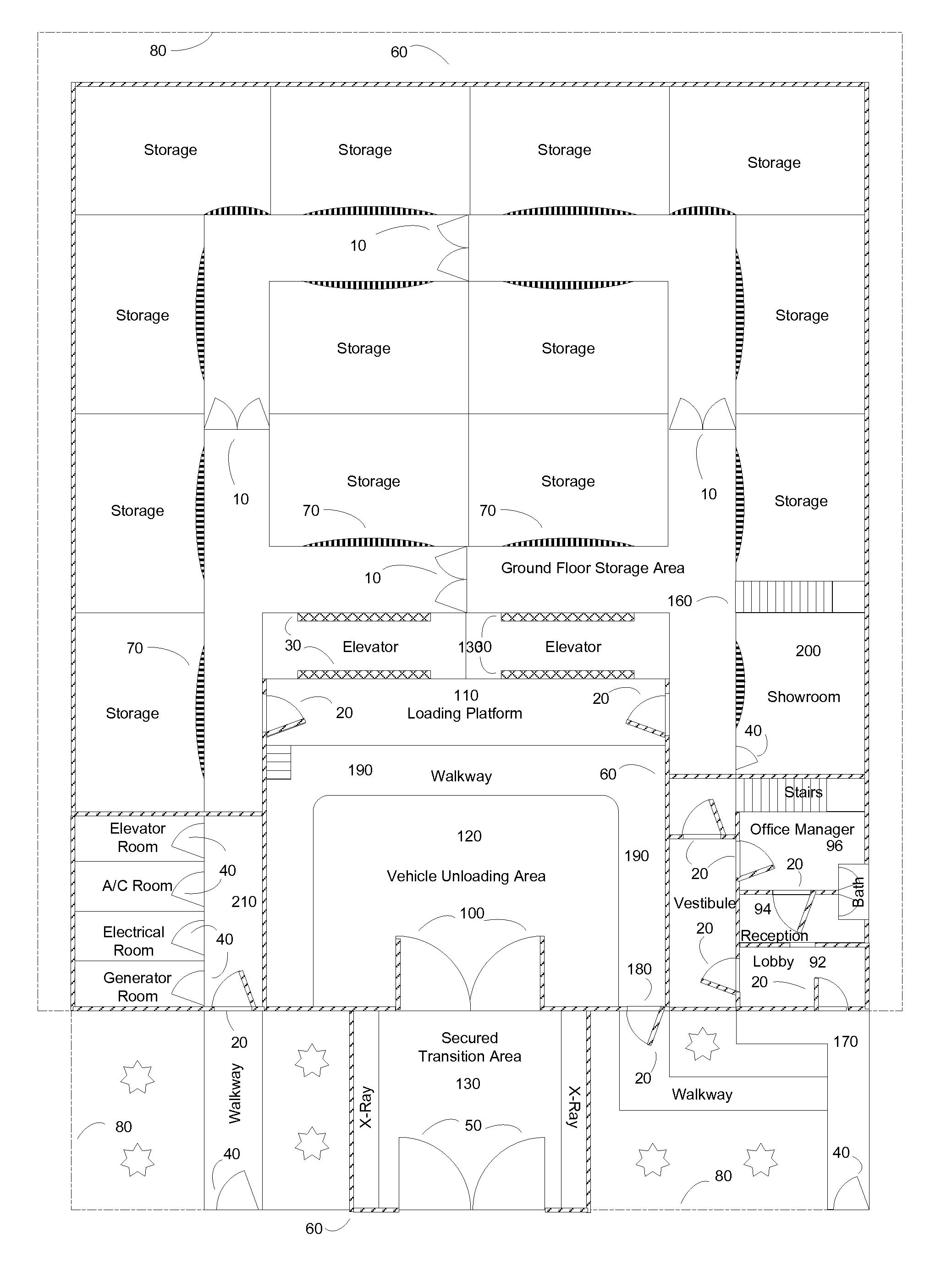 Secure storage facility