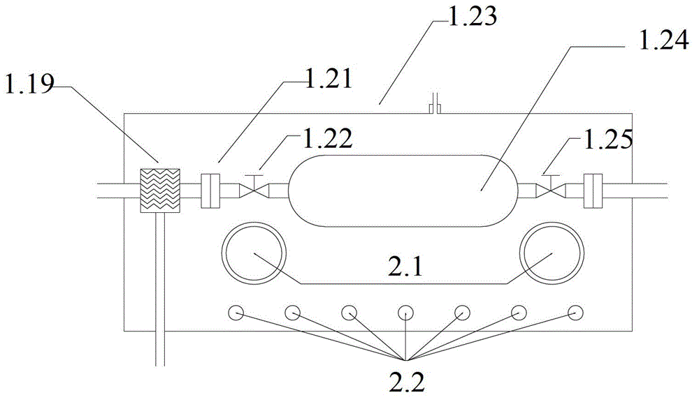 Methyl iodide gas sampling system applicable to high pressure steam pipeline environment