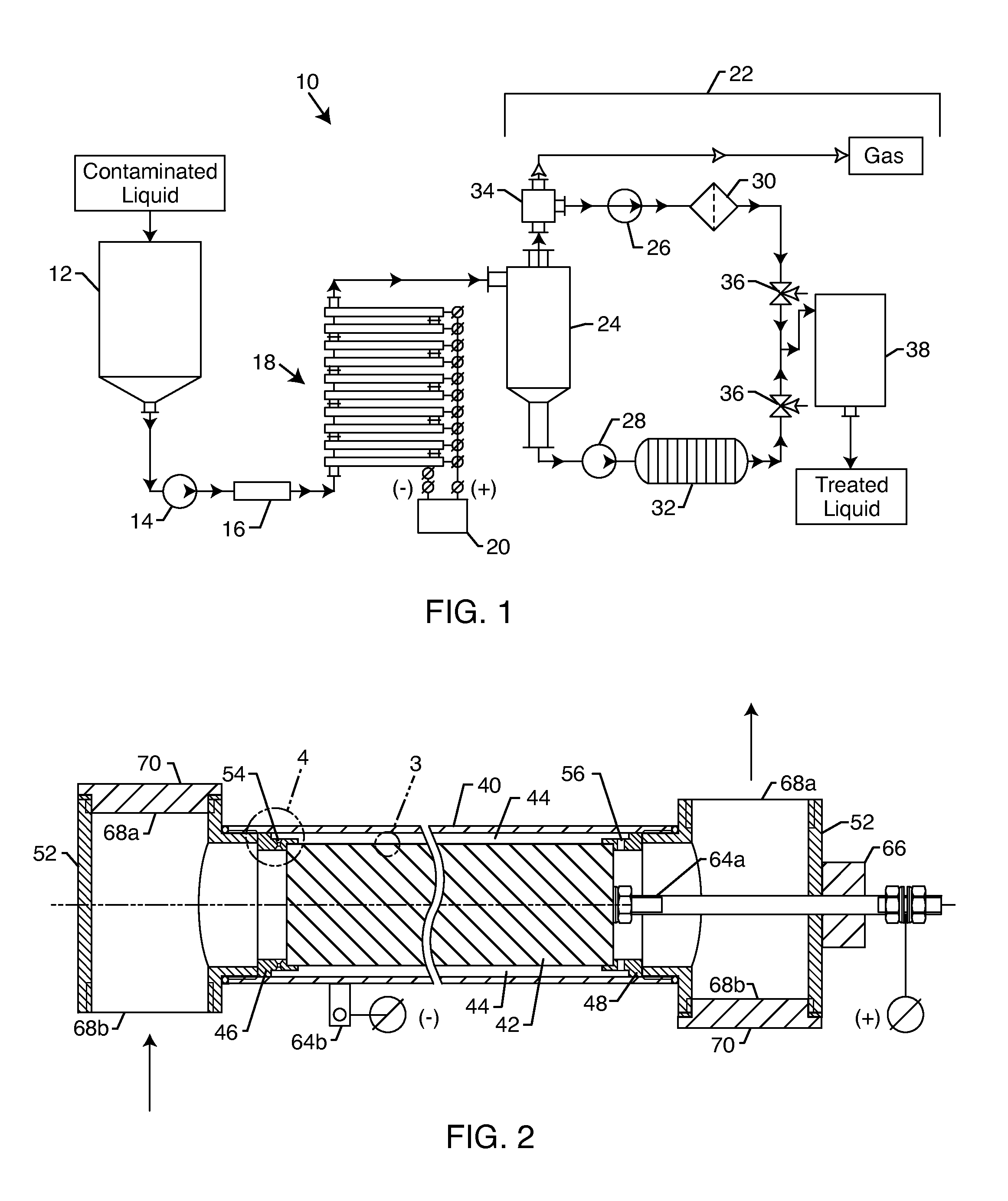 High-throughput cavitation and electrocoagulation apparatus