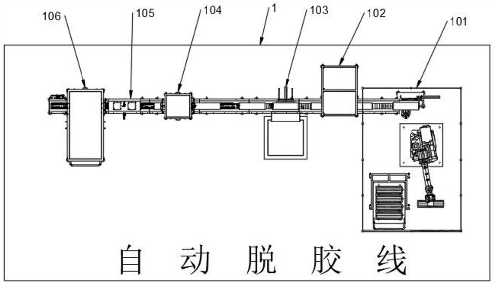 Automatic silicon rod bonding production line