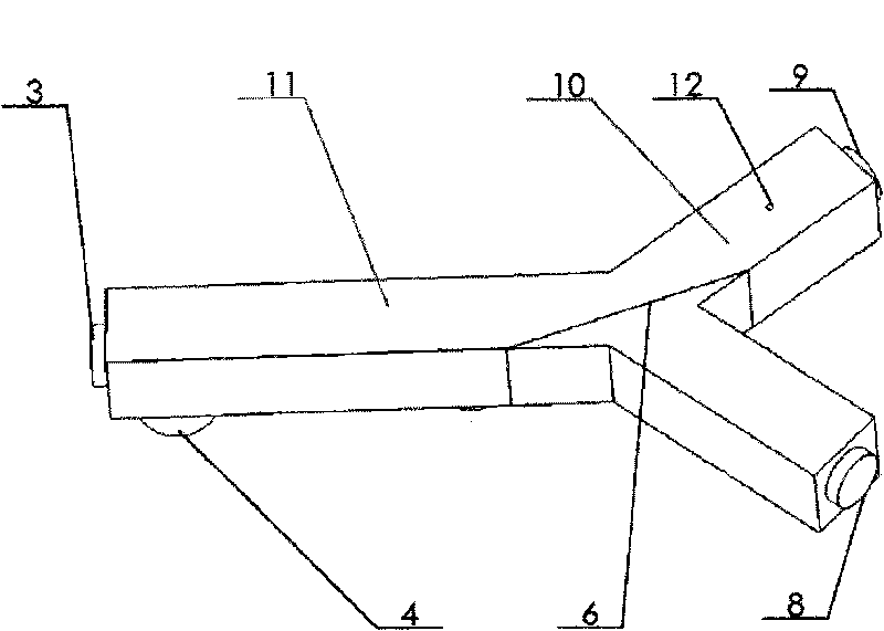 Dual Y-type cavity dual frequency laser accelerometer