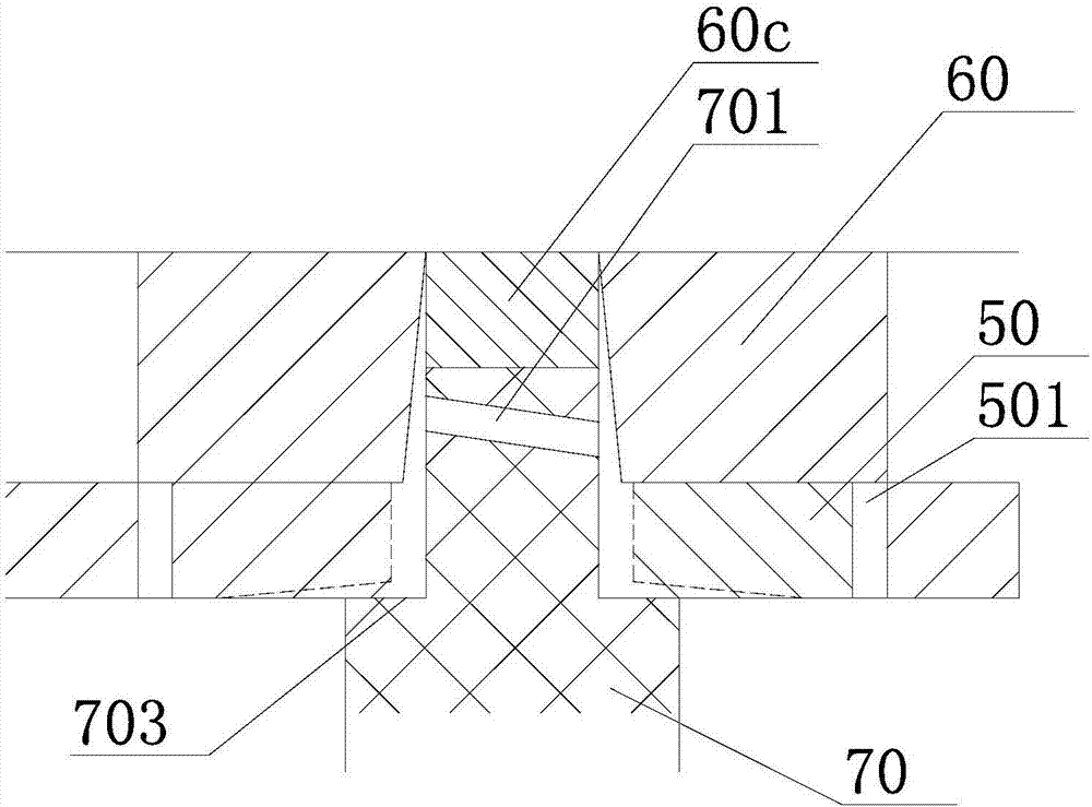 Subgrade construction method for sidewalk water-permeable brick and water-permeable brick