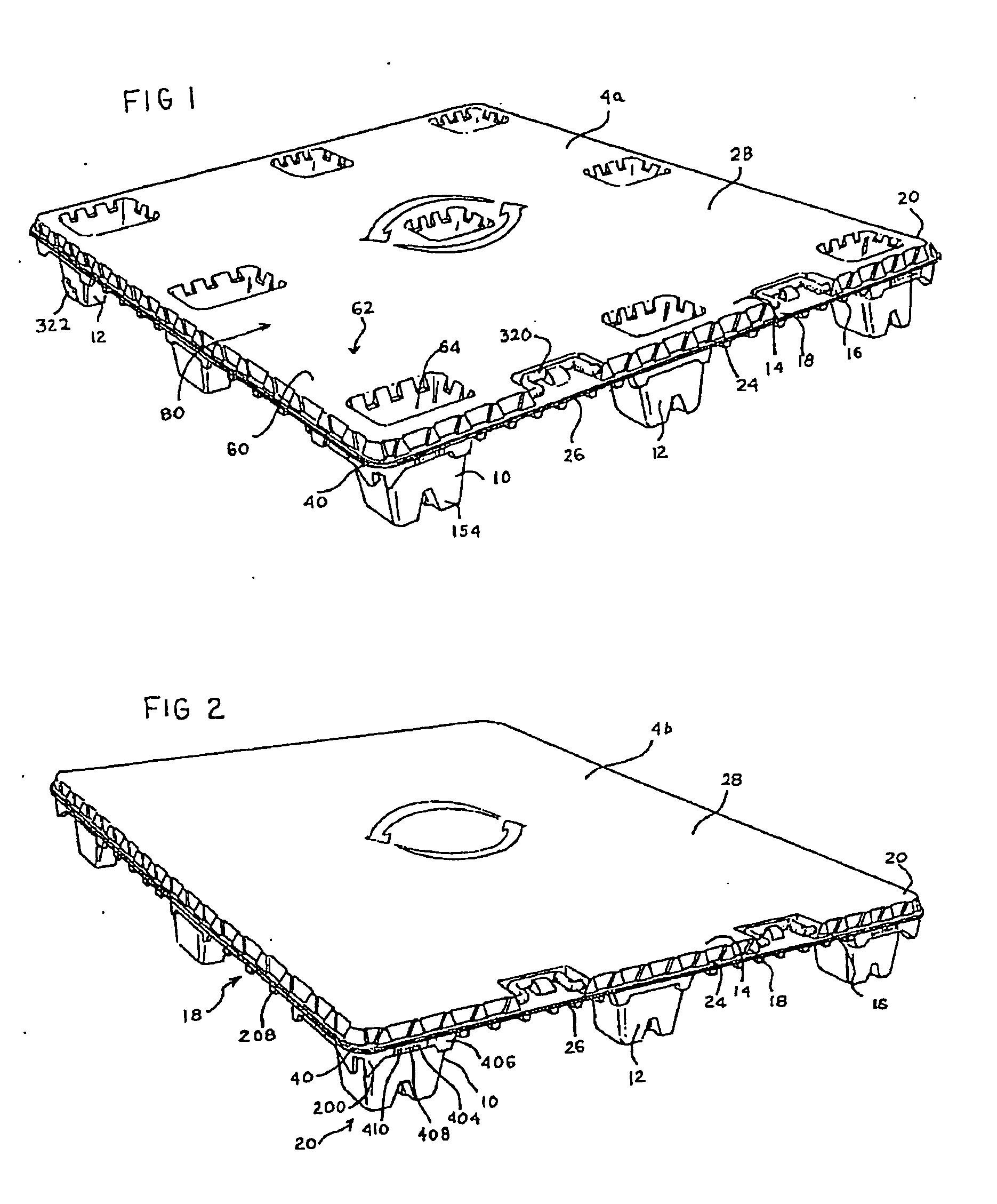 Fire resistant pallet