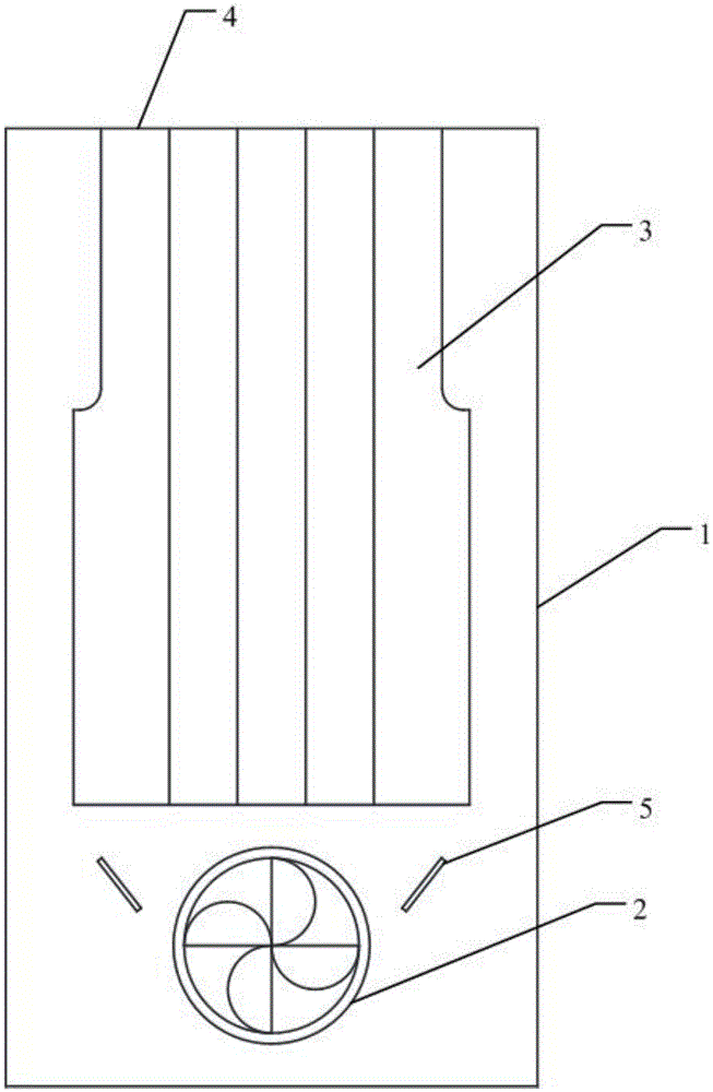 Cooling device for VR glasses-based hand-held terminal, hand-held terminal and VR glasses