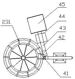 Multilayer rotary dry distillation device applied to household garbage