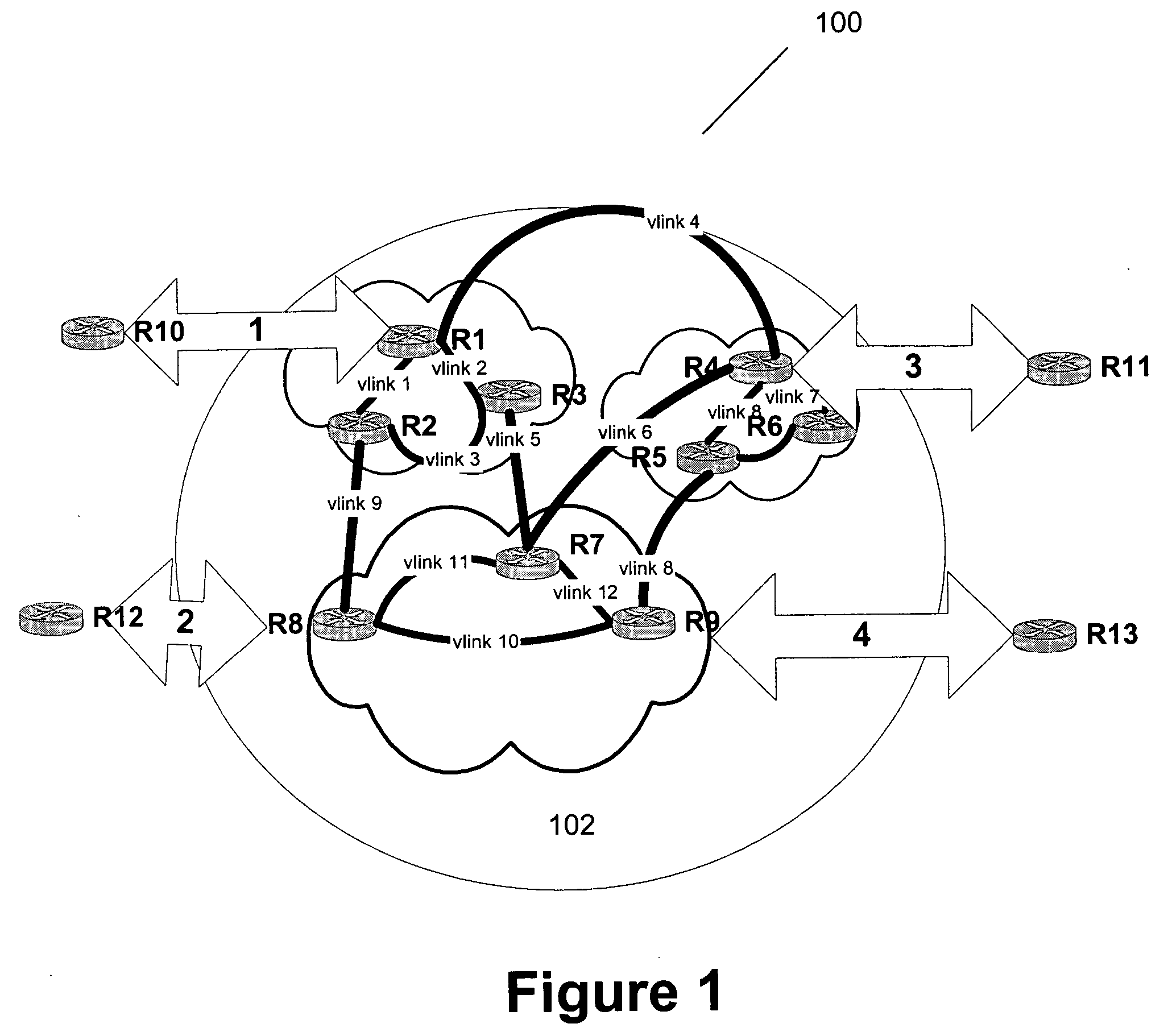 Systems and methods for routing employing link state and path vector techniques