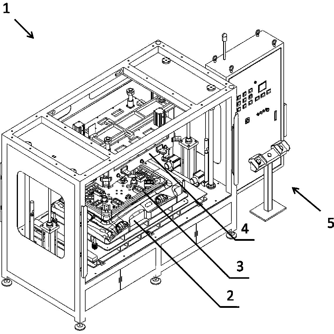 Turning device and edge covering equipment