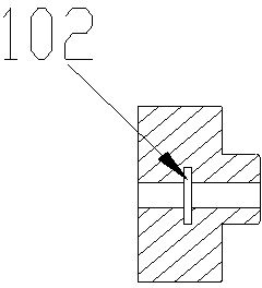 Turning clamp for plate part hole and inner annular groove machining