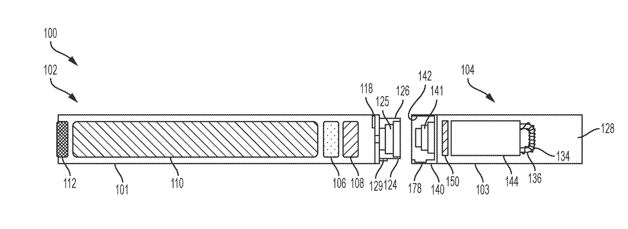 Aerosol delivery device including a ceramic wicking element