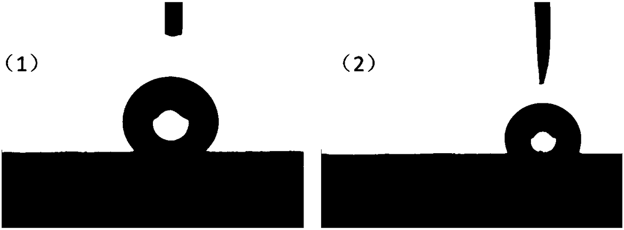 Preparation process of amphiphobic membrane