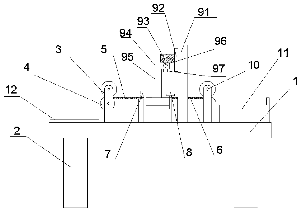 Cutting device for garment production