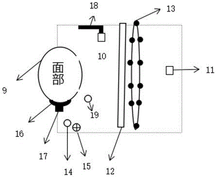 Image collecting device for traditional Chinese medicine face diagnosis