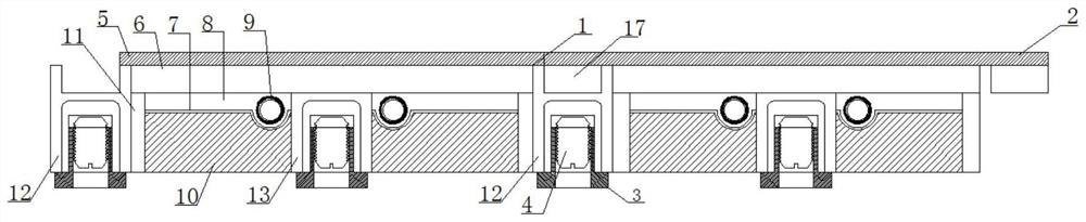 An adjustable soundproof and heated composite floor