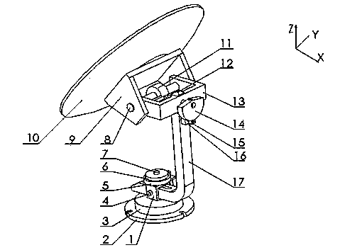 Moving carrier signal receiving system