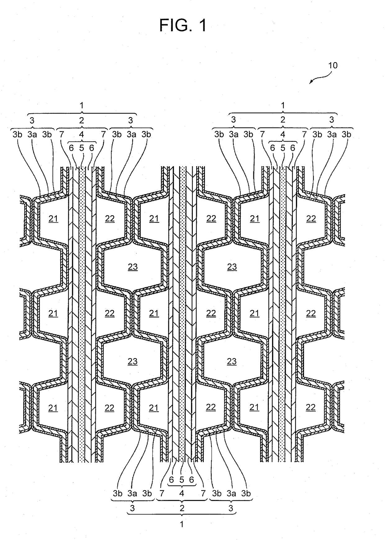 Producing method for fuel cell separator