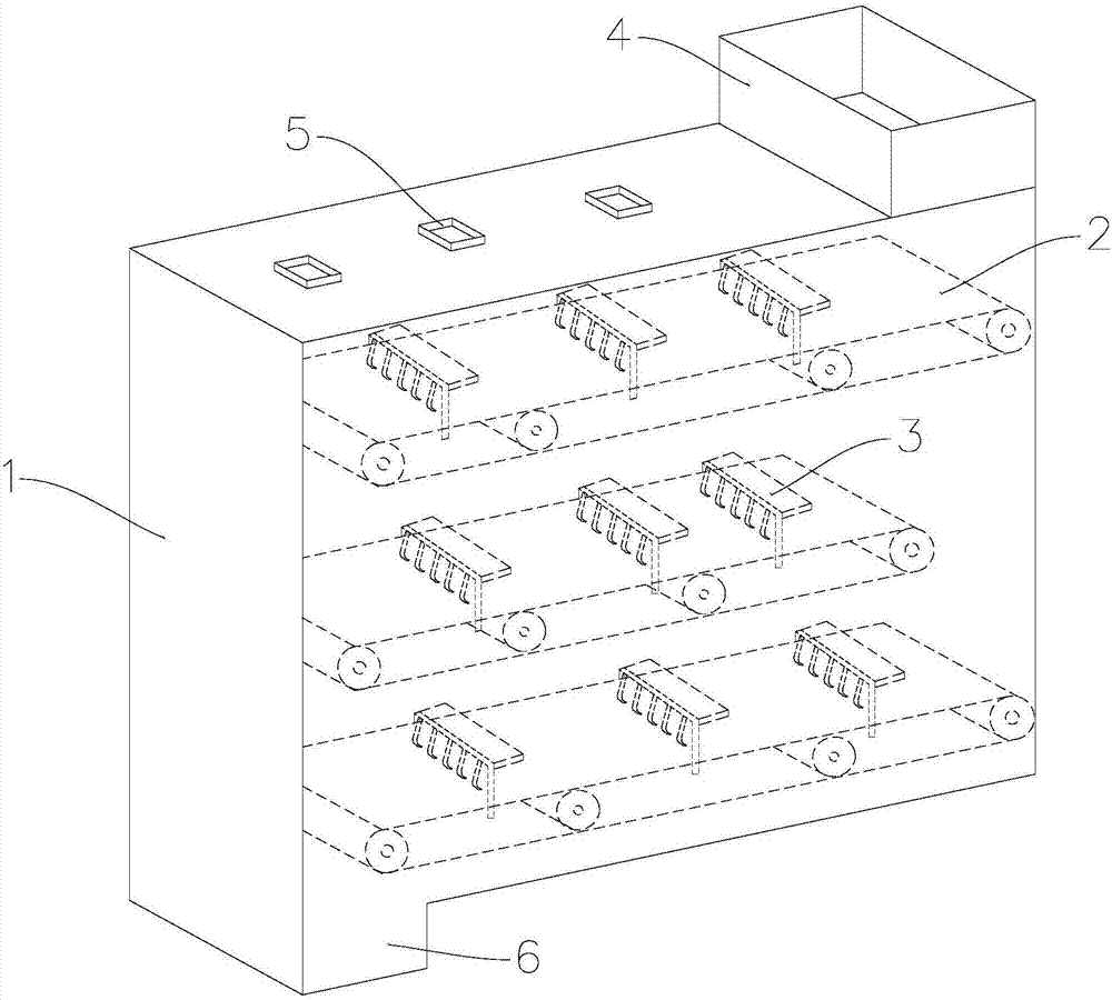 Pigment drying device