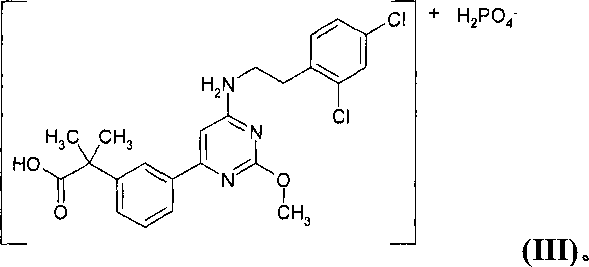 Dihydrogen phosphate salt of a prostaglandin d2 receptor antagonist