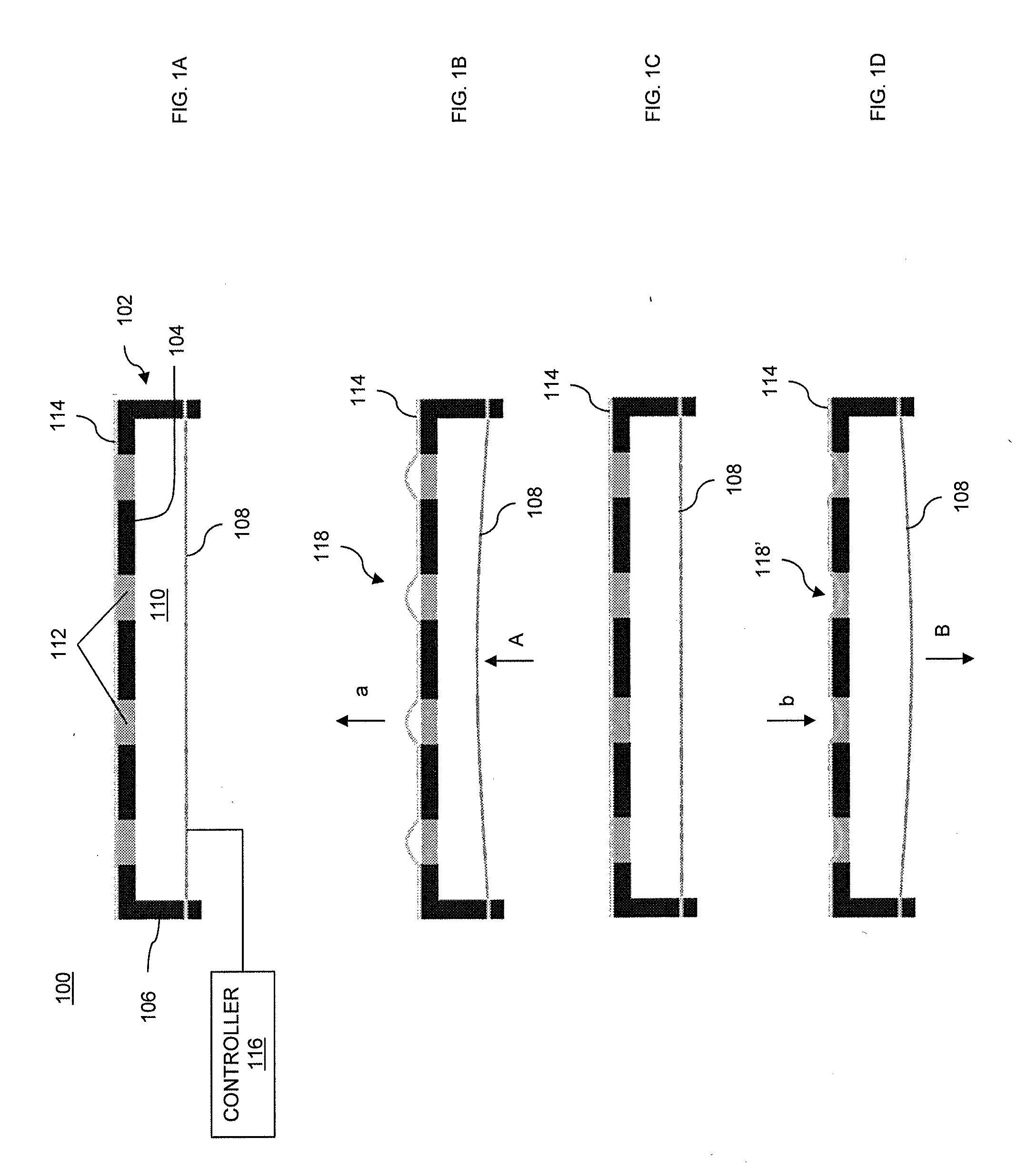 Piezoelectric driven oscillating surface