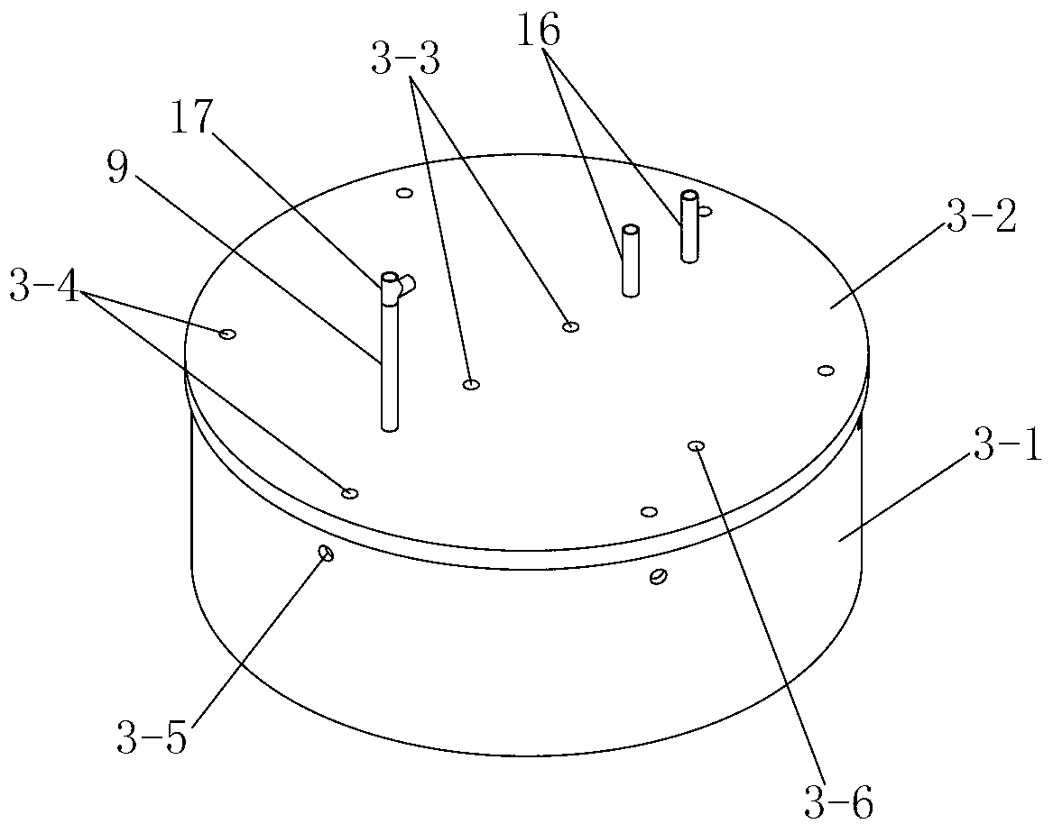 Temperature cycle test device of aerated water rock