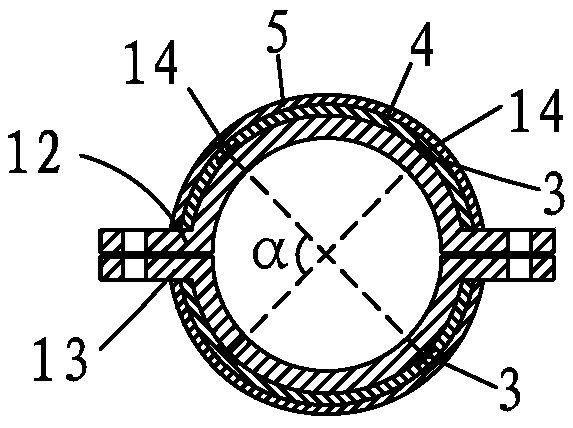 Sensing device and monitoring method for active and passive waveguide to monitor damage of bridge pull and sling