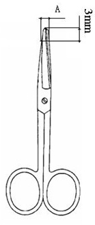 Automatic method for detecting dimension of use part of surgical instrument