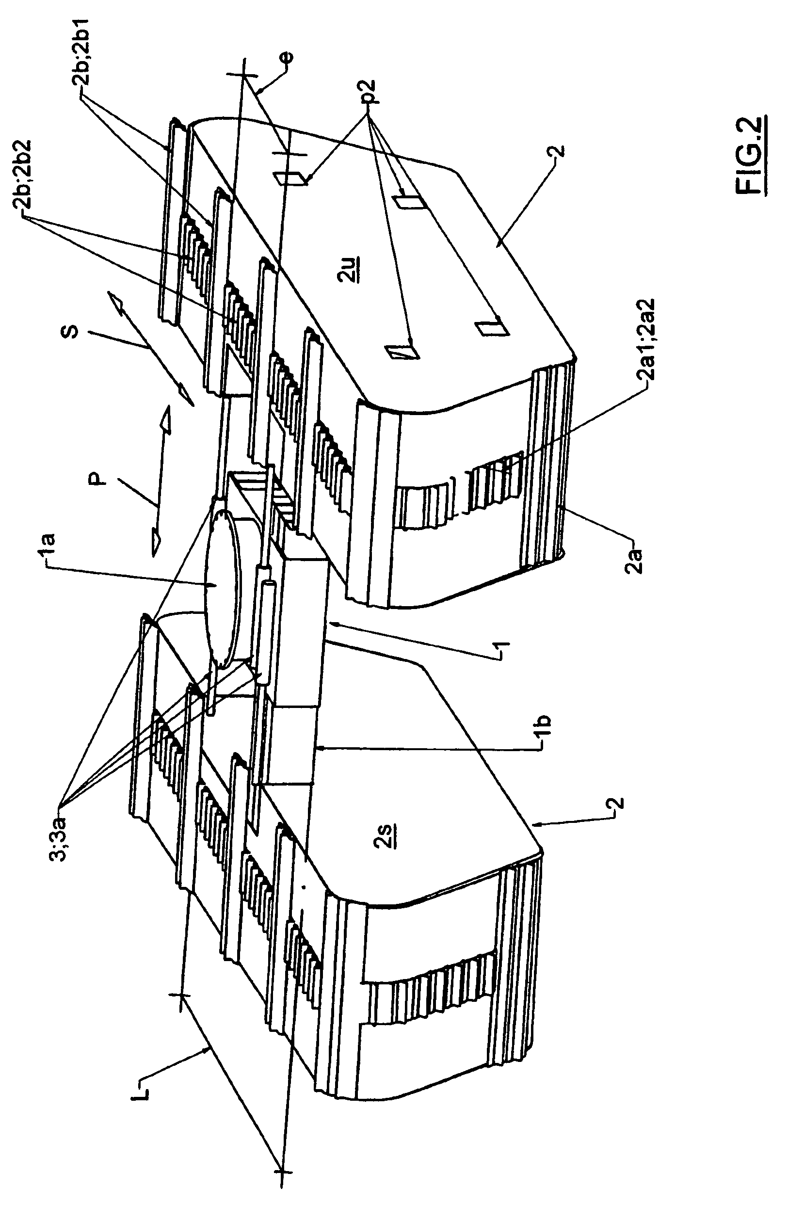 Pontoon crawler track assembly