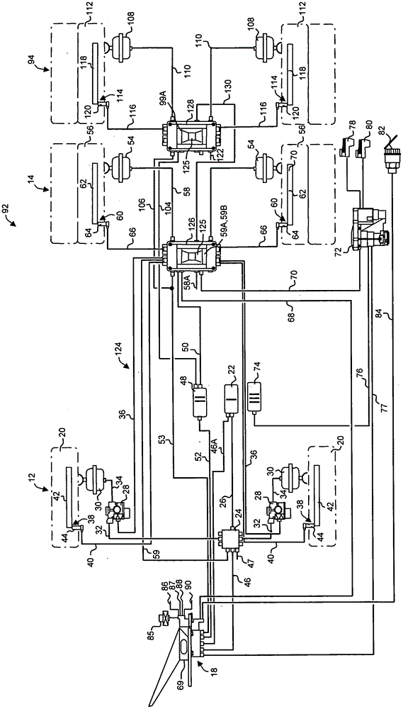 Controller for vehicle braking system and braking system with the same