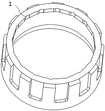 Anti-loosening and anti-rotation structure for threaded connection