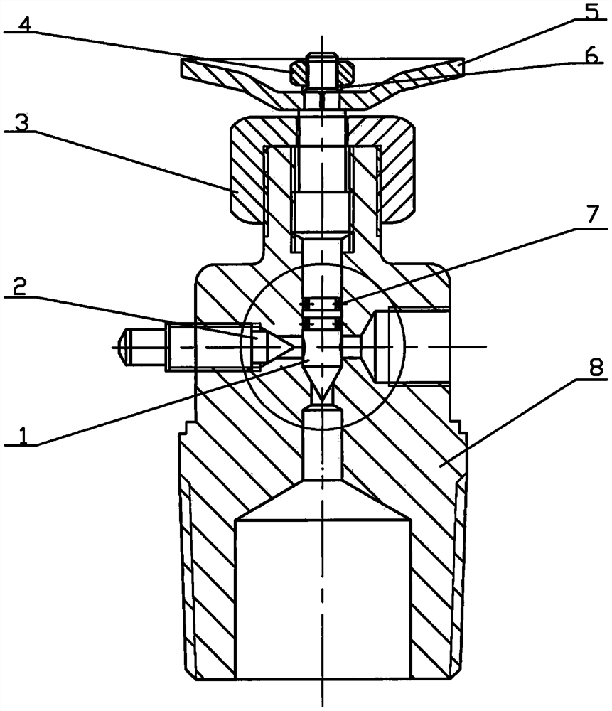 Adapter capable of controlling pressure