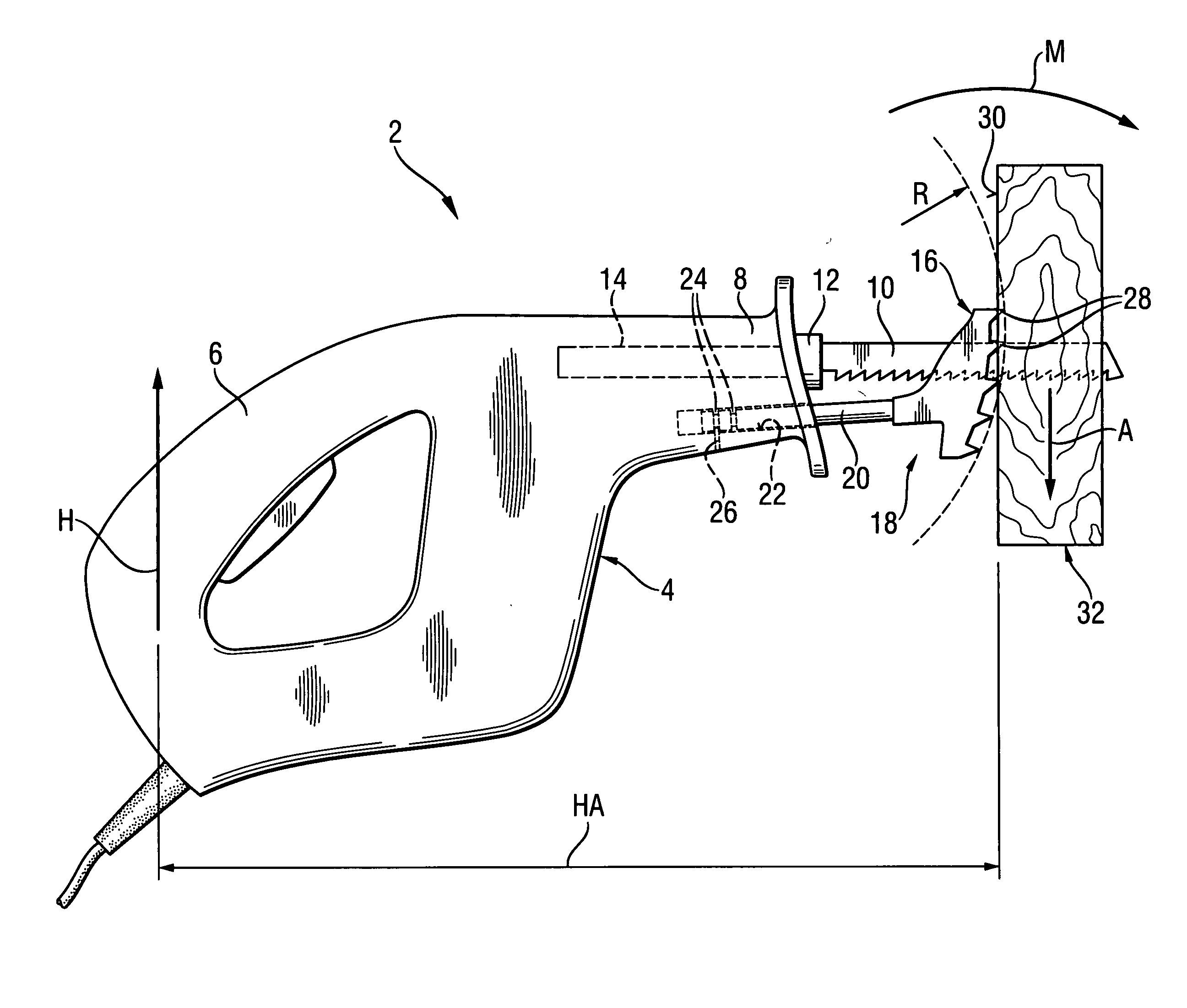 Guide adapter with claw contour