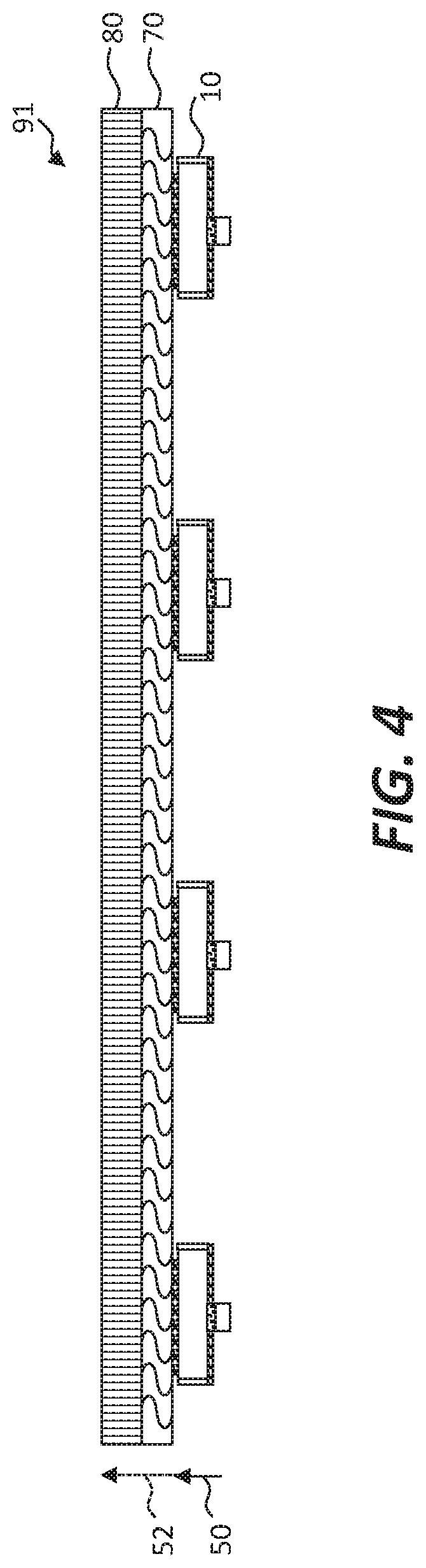 LED structure with polarized light emission