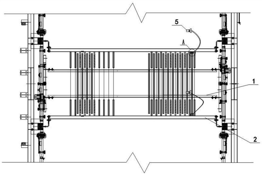 Comb tooth lifting type stereo garage and charging method thereof for vehicles